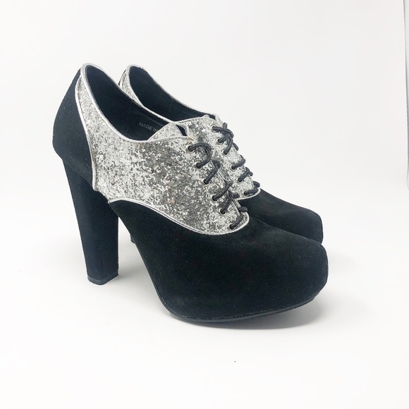 Kimchi Blue Sequin Heels - NEED TO SELL ASAP - Picture 1 of 3